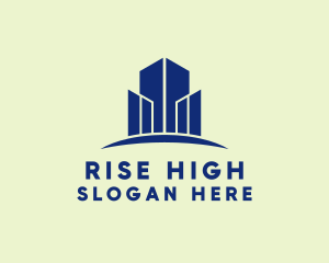 High Rise Real Estate  logo design