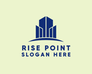 High Rise Real Estate  logo design