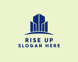 High Rise Real Estate  logo design