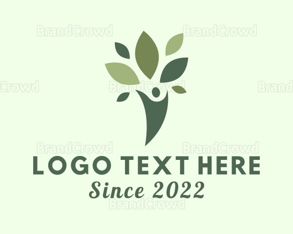 Wellness Therapy Leaf Logo