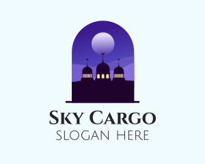 Night Sky Mosque  logo design