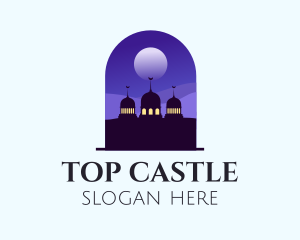 Night Sky Mosque  logo design