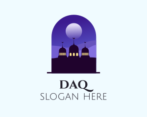 Islamic - Night Sky Mosque logo design