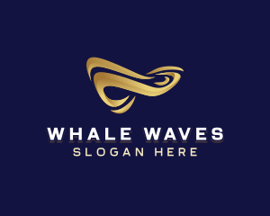 Wave Infinity Loop logo design