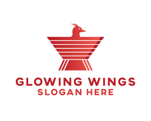 Aviation Bird Wings logo design