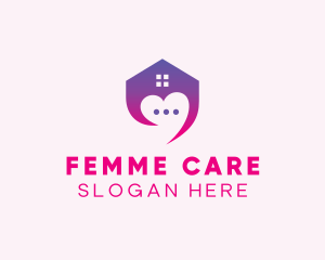 Heart Home Care logo design