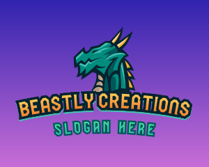 Dragon Myth Creature logo design