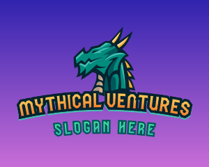 Myth - Dragon Myth Creature logo design
