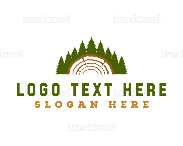 Pine Tree Woodworking Logo