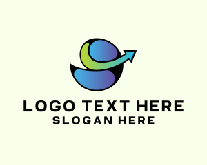 Logisctics - Global Delivery Arrow logo design
