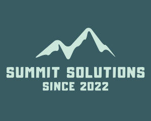 Mountain Summit Peak  logo design