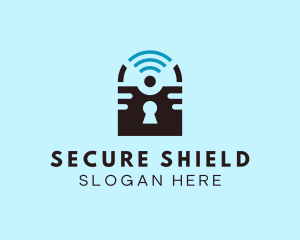 Protection - Wifi Lock Protection logo design