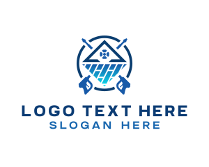 Flooring - Tile Power Wash Cleaning logo design