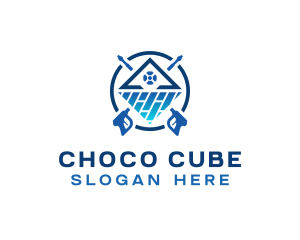 Cleaning - Tile Power Wash Cleaning logo design