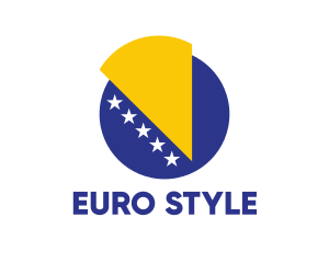 Bosnia & Herzegovina Flag logo design