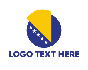 Bosnia & Herzegovina Flag Logo