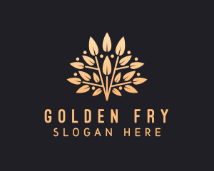 Golden Leaves Branch logo design