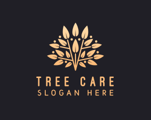 Arboriculture - Golden Leaves Branch logo design