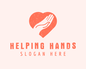 Charity - Heart Hand Charity Donation logo design
