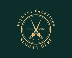 Elegant Shears Beautician logo design