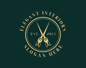 Elegant Shears Beautician logo design