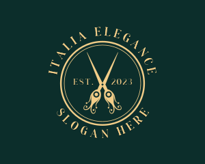 Elegant Shears Beautician logo design