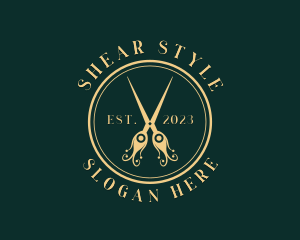 Elegant Shears Beautician logo design