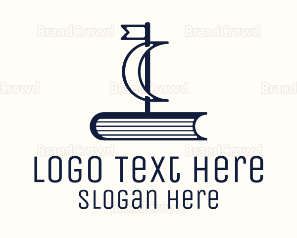 Blue Book Ship Logo