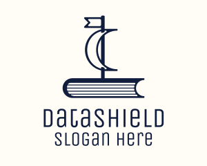 Literature - Blue Book Ship logo design