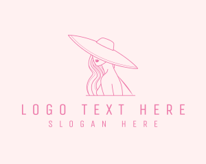 Style - Lady Clothing Hat logo design