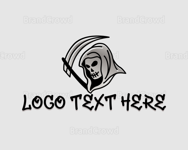 Evil Death Skull Logo