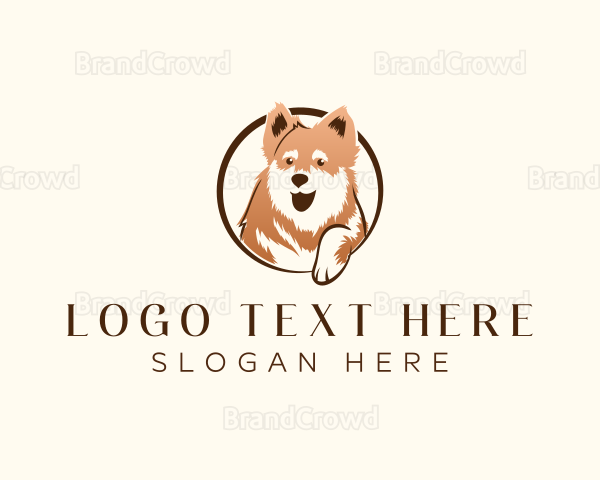 Canine Puppy Veterinary Logo