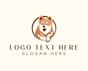 Super Hero - Canine Puppy Veterinary logo design