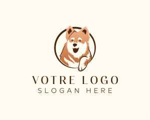 Canine Puppy Veterinary Logo