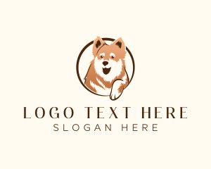 Canine Puppy Veterinary Logo