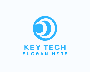 Cyber Tech Waves logo design