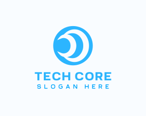 Cyber Tech Waves logo design