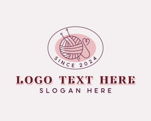 Handcrafter - Weaving Yarn Crochet logo design