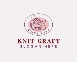 Weaving Yarn Crochet logo design