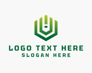 3d - 3D Digital Cube logo design