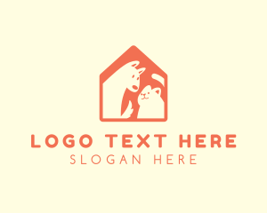 Dog Cat Shelter logo design