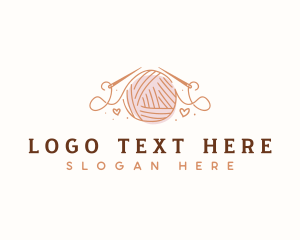 Yarn - Yarn Crochet Crafts logo design