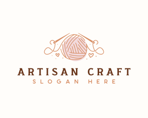 Yarn Crochet Crafts logo design