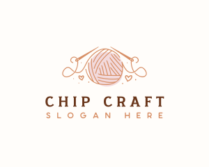 Yarn Crochet Crafts logo design