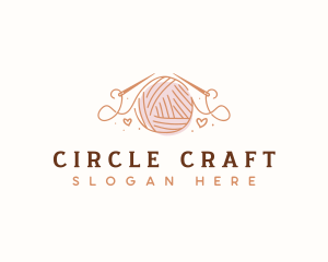 Yarn Crochet Crafts logo design