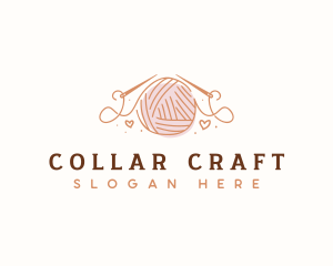 Yarn Crochet Crafts logo design