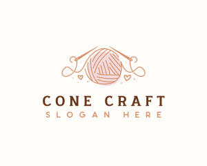 Yarn Crochet Crafts logo design