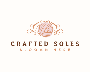 Yarn Crochet Crafts logo design