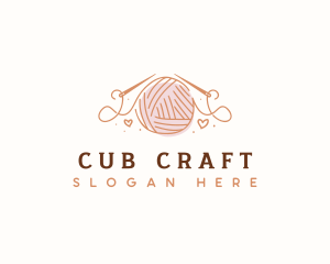 Yarn Crochet Crafts logo design