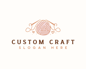 Yarn Crochet Crafts logo design